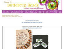 Tablet Screenshot of buttercupbeads.com
